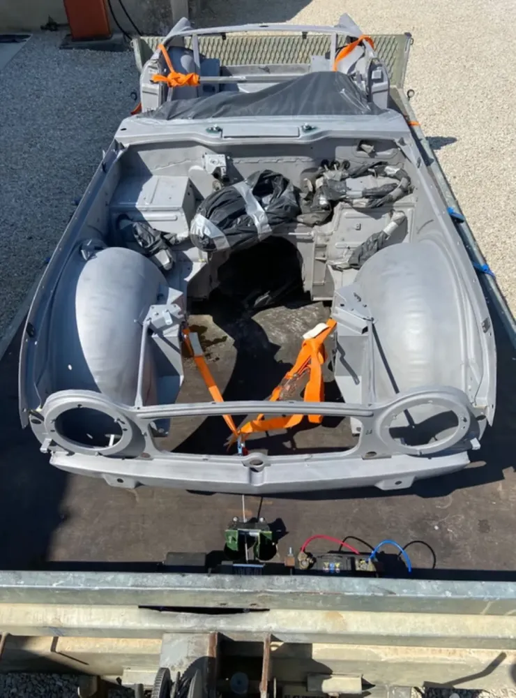 Carroserrie sablage voiture