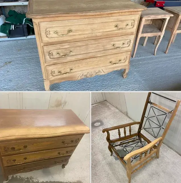 Aérogommages meubles en bois